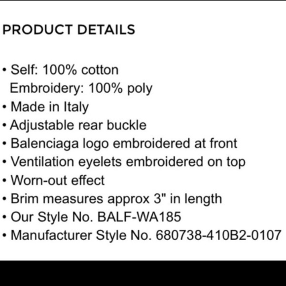 BALENCIAGA DIAGONAL LOGO KIM K - Picture 3 of 3